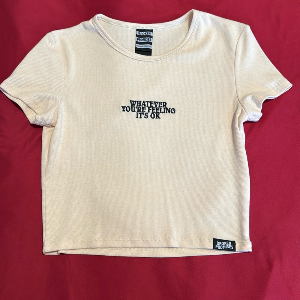 COPY - Broken promises crop top